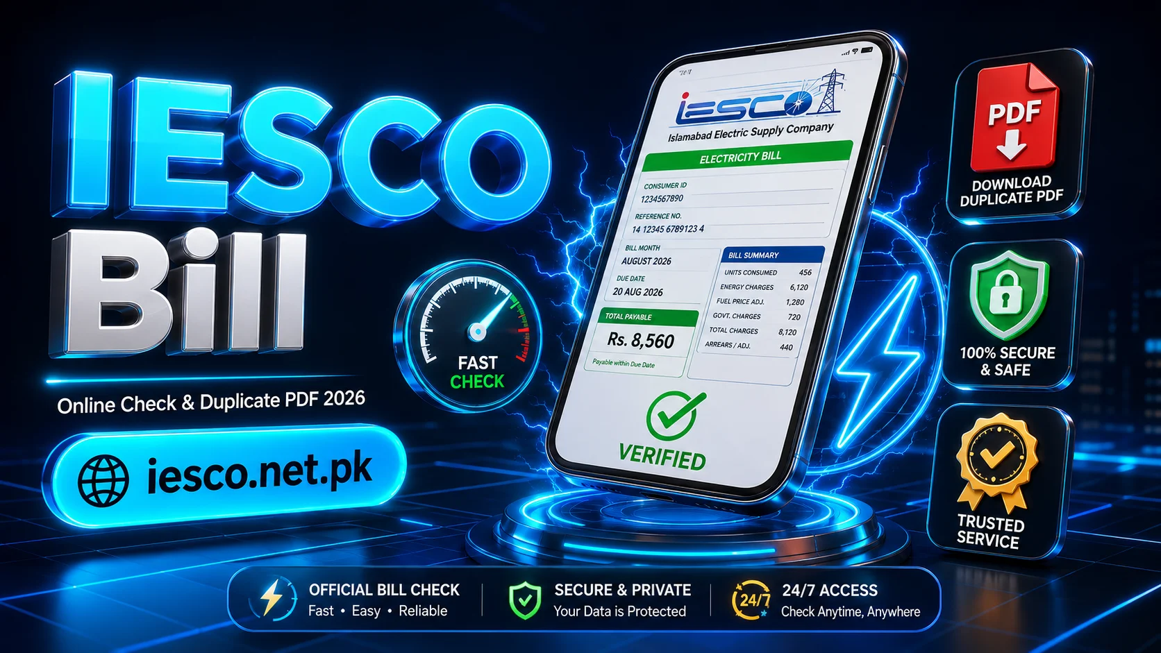 How to Find Reference Number on IESCO Bill - iesco.net.pk